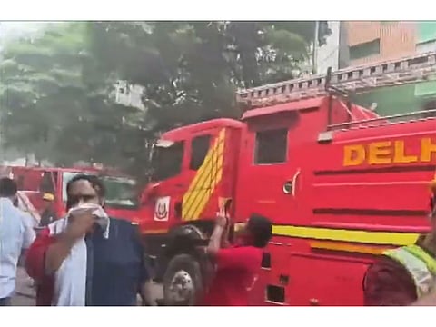Fire breaks out in Karol Bagh building housing PG, shoe unit; two students safely rescued
