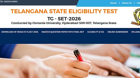 TG SET 2026 application form