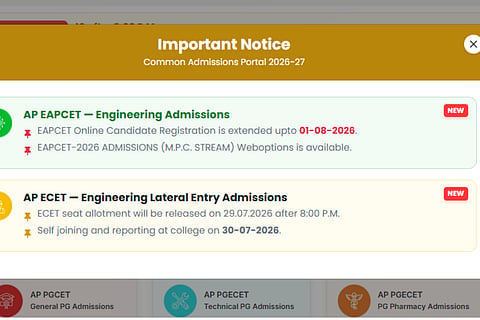 AP EAMCET counselling 2026 registration last date extended
