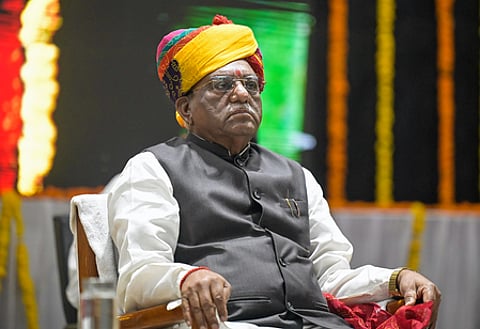 Bikaner: Rajasthan Governor Haribhau Kisanrao Bagde during the 40th Foundation Day celebrations of Swami Keshwanand Rajasthan Agricultural University in Bikaner on Saturday, August 1, 2026. (Photo: IANS)
