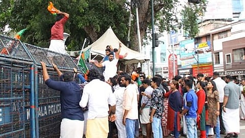 BJP youth wing steps up statewide stir over Kerala PSC recruitment