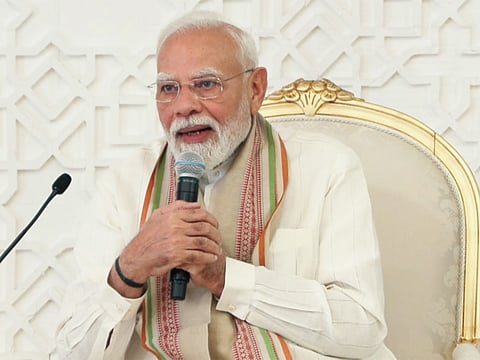 "Emotions expressed exactly as they were in my heart": PM Modi on Uzbek students reciting his poems during visit to Mahatma Gandhi Centre
