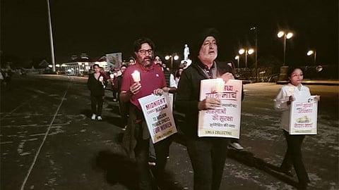 DU women hold midnight ‘Reclaim the Night’ march after Greater Noida gang-rape, demand safer public spaces