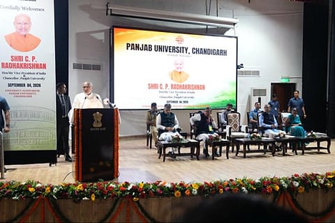 V-P Radhakrishnan calls for collective efforts to transform Panjab University into world-class institution