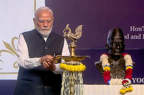 To India’s young, PM Modi’s message: Build, innovate, lead