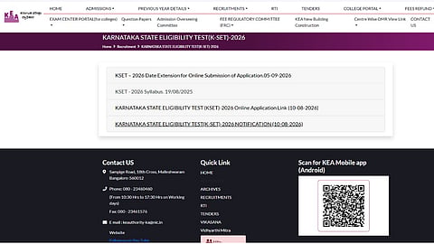 KSET 2026 application.
