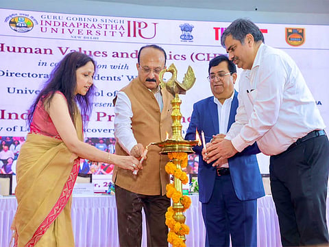 Delhi Minister Ashish Sood urges GGSIPU students to turn aspirations into action