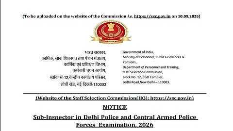 SSC CPO 2026