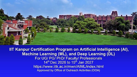 IIT Kanpur Announces Online Certificate Programme in AI
