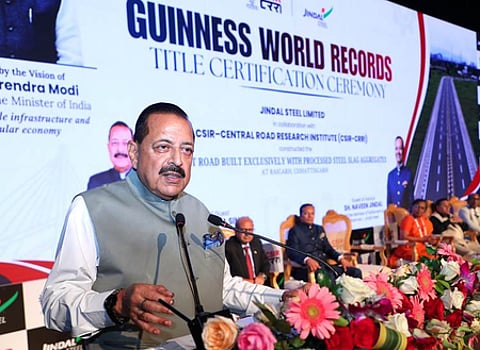 Steel slag roads can cut costs by 40 pc, last longer: Dr Jitendra Singh
