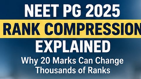 NEET PG Rank Compression Explained