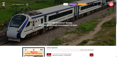 RRB Paramedical Recruitment 2026