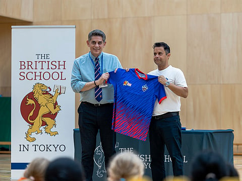 Delhi Capitals engage with students at The British School in Tokyo