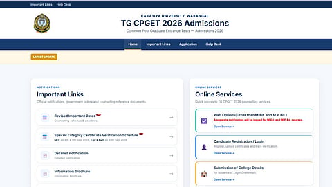 TG CPGET Seat Allotment Result 2026