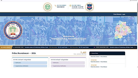 Telangana Police Recruitment 2026