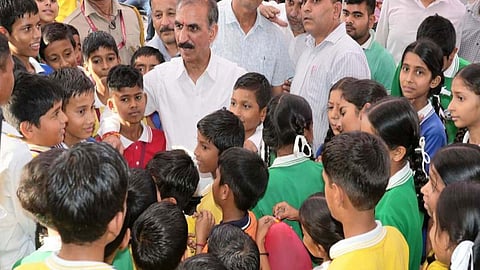 Himachal CM interacts with students at GSSS Rail; Discusses cleanliness, education reforms, paper leaks