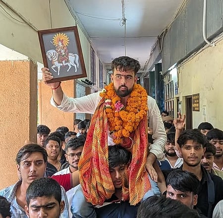 ‘Nepo politics’ vs ‘grassroots power’: Deepanshu’s DUSU victory sends Congress a sharp message
