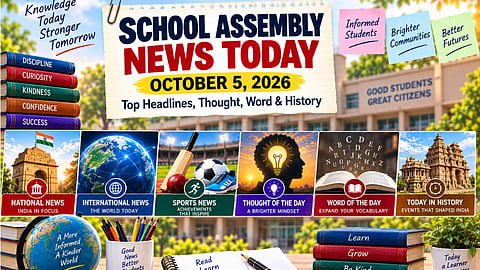 School Assembly News Headlines 5 October 2026