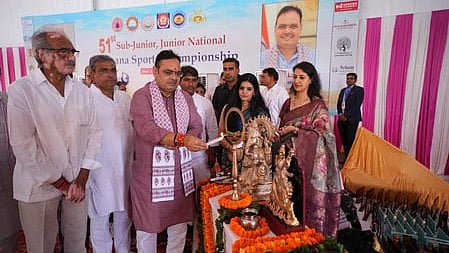 Rajasthan CM urges youth to adopt Yoga, announces TOPS for Olympics (Photo: @BhajanlalBjp/X)