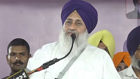 SAD chief Sukhbir Badal