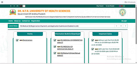 AP NEET PG Counselling 2026