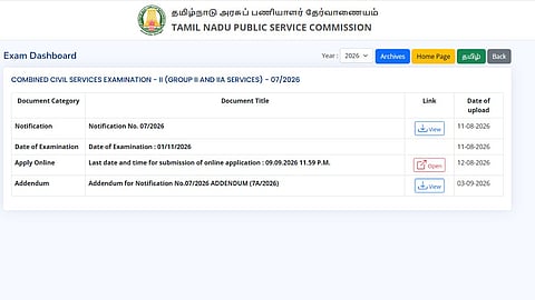 TNPSC Group 2 Hall Ticket 2026 download link