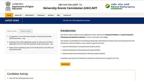 UGC NET December 2026 Registration closes on October 28