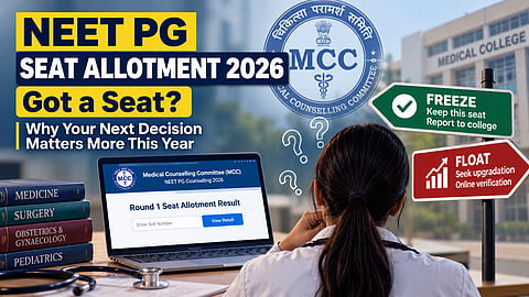 NEET PG Seat Allotment 2026 Decisions