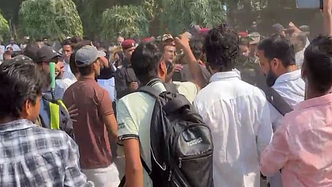 MANUU students protest in solidarity with Jamia Millia, demand accountability and representation