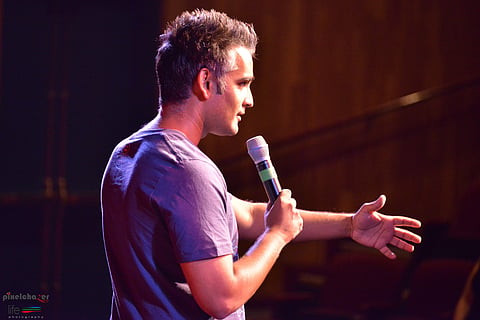 7 and a half years ago, Sanjay began doing stand-up comedy