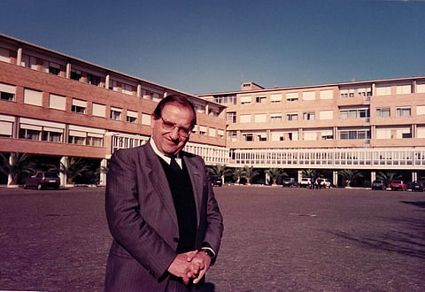 Brother Julius Santi, one of the pioneers in the print industry in South India