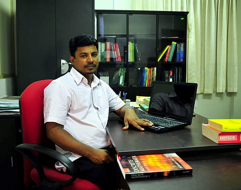 Krishnan Paramasivam, and his love for mathematics | Pics: A Sanesh