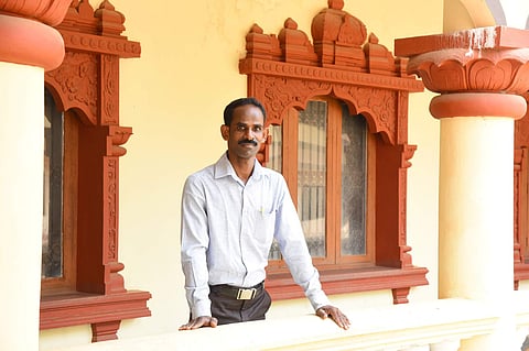 Thimappa’s unconventional teaching and independent learning surely makes him stand out as a teacher Pics: Rajesh Shetty