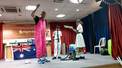 Graham Walker and Stuart Kohlhagen's mission is to make science fun for students from all walks of life