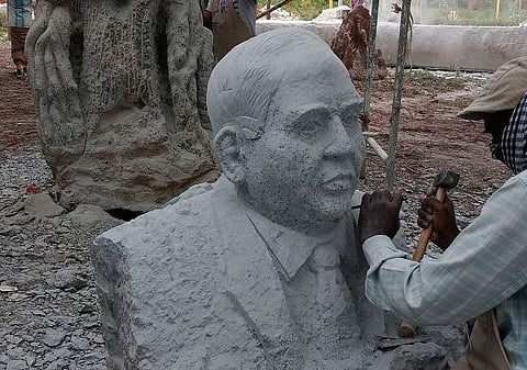 Get set for sculptures of Ambedkar