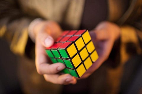 Mahesh was in Class VI when he first tried the Rubik's cube