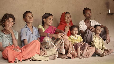 A production still from Vivek's A Story of Two Veils