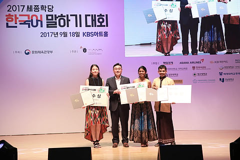 Sadhana's not so cheesy answer earned her third place in the international competition
