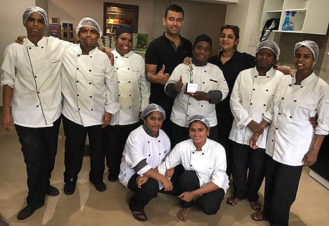 They are professionally trained at Winners for 6 months before they start working in this cafe