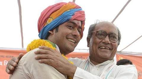 Jaivardhan Singh, son of Digvijay Singh, is a graduate of the School of International and Public Affairs, Columbia University (Pic: PTI)