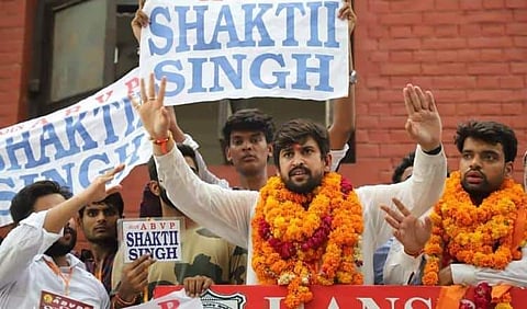 He promised to work for the implementation of a 'Room Rent Control’ bill (Pic: Shakti Singh/Facebook)