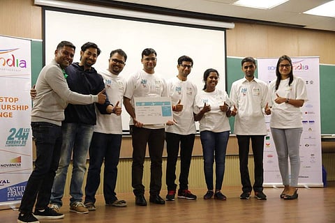 The team at 24H Chrono Entrepreneurship Challenge