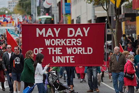In India, Labour Day is known by the name Antarrashtriya Shramik Diwas or Kamgar Din