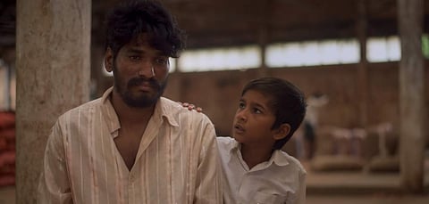 A shot from the short film Mandi