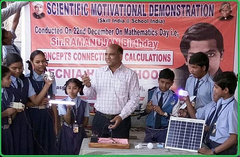 Srinivas during a session | (Pic: Scientific Students)