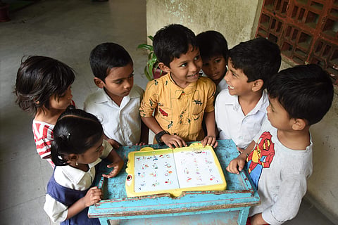 Kids at the school | (Pic: RVK Rao)