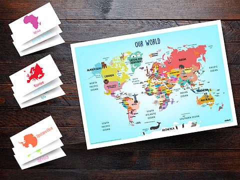 World Map (Pic: ekDali)