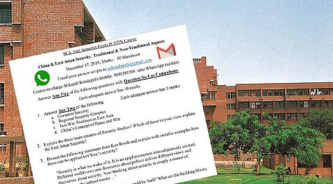 Question papers will be sent to the students by the Course Teachers for MPhil and MA programmes