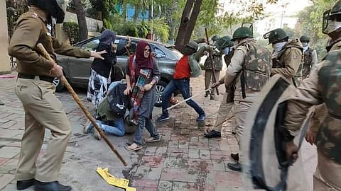 The photo that has gone viral| Pic: Jamia student