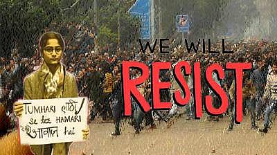 Students protests have been raging through India for the past two weeks (Pic: Facebook)